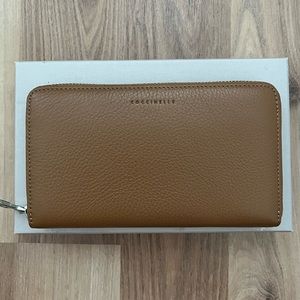 COCCINELLE Leather Zip Long Wallet